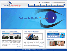 Tablet Screenshot of blueeyemachines.com
